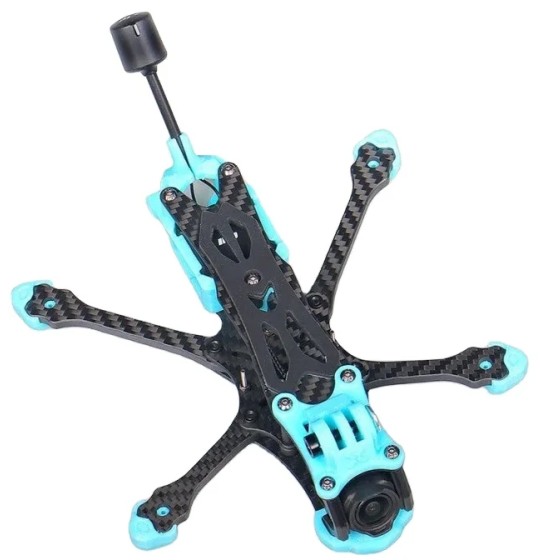 Foxeer 3.5/4 pouces cadre en fibre de carbone 5mm épaisseur de bras Drone cadre Kit pour RC Racing Drone